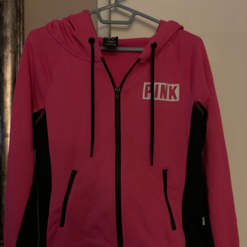 Pink zip up